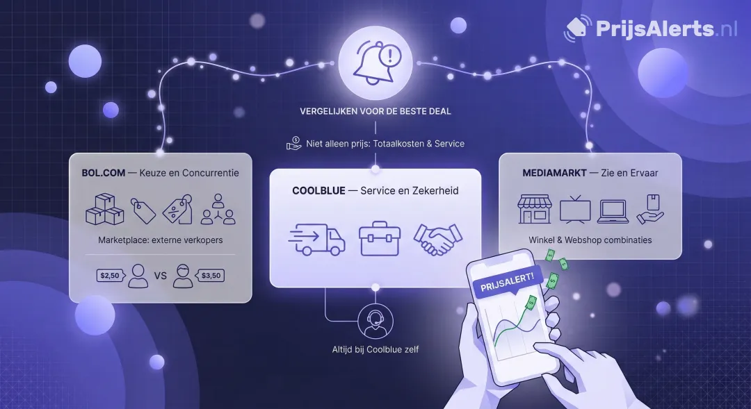 Beste deal scoren: Bol.com, Coolblue of MediaMarkt — welk platform past bij jouw aankoop?