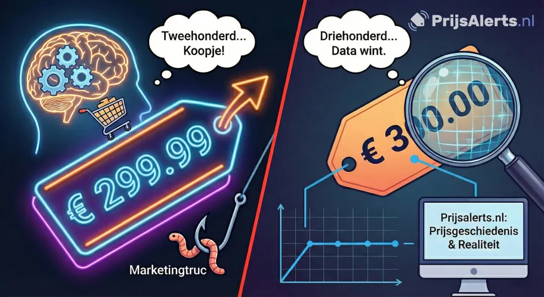 Charm Pricing: Waarom je brein € 299 verkiest boven € 300