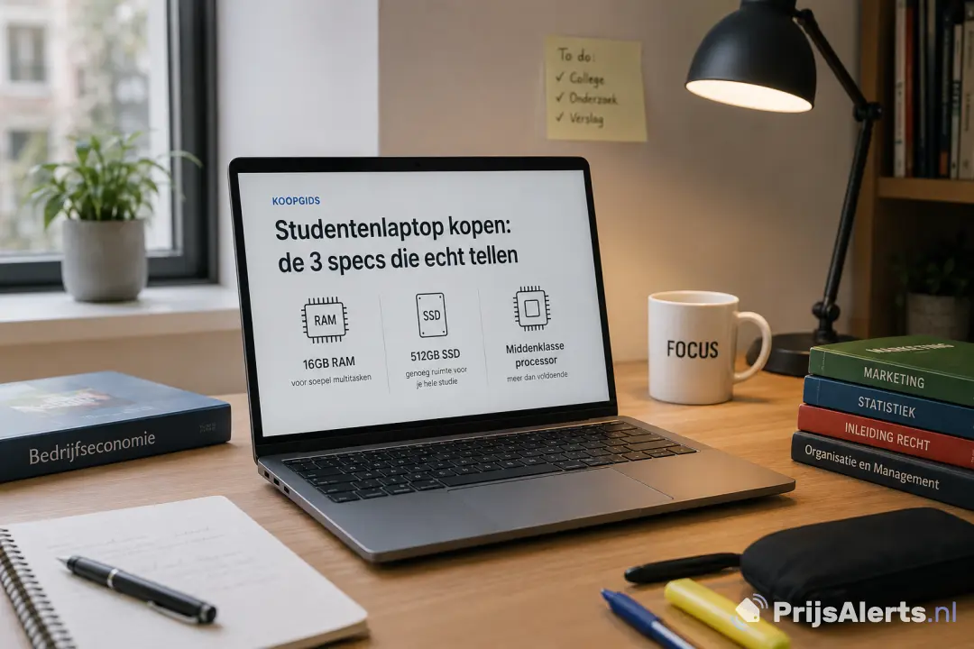 Studentenlaptop kopen in 2026: dit heb je echt nodig