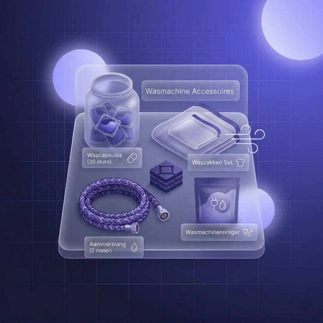Wasmachine accessoires