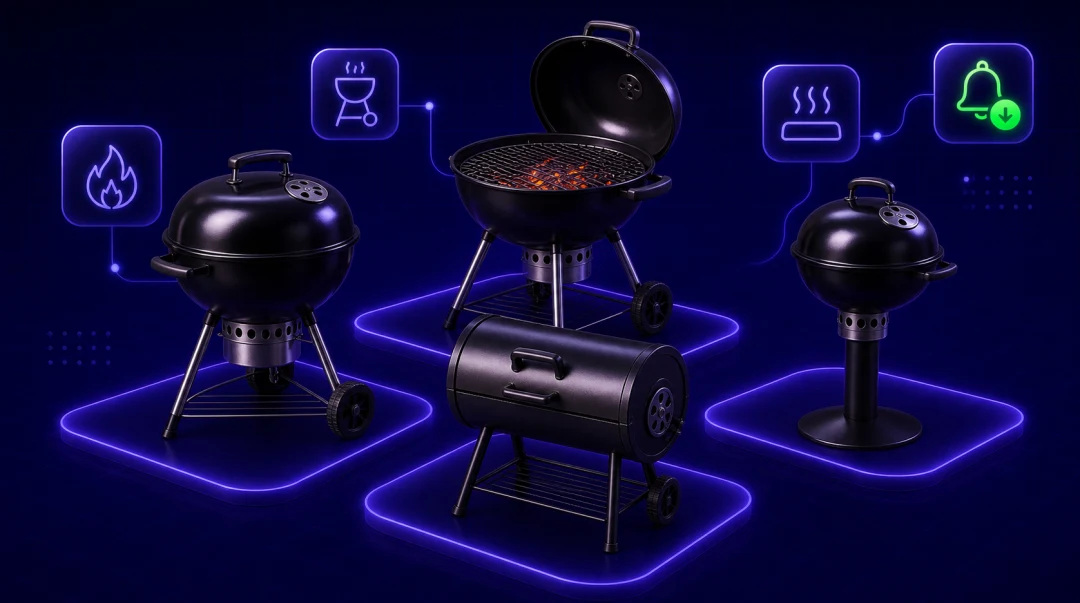 Houtskoolbarbecues