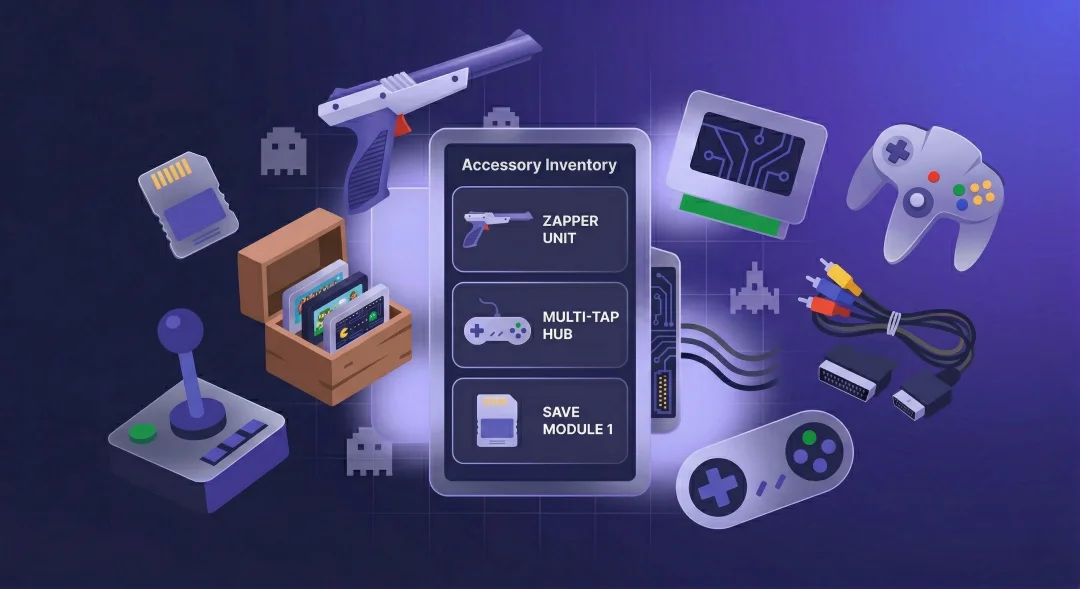 Retro gaming accessoires