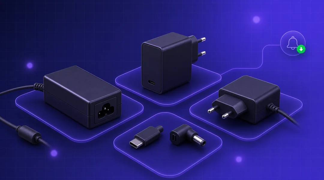 Laptopladers & adapters