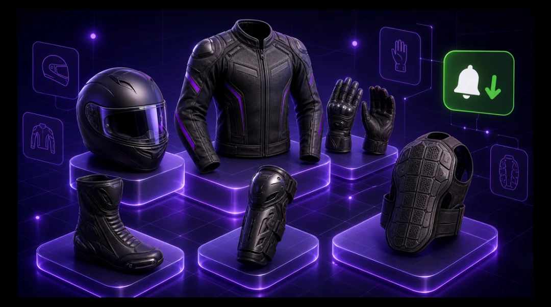 Motorkleding, helmen & bescherming