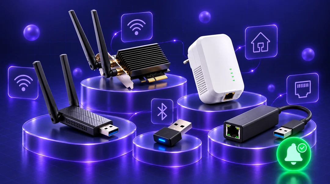 Netwerk- & wifi-adapters