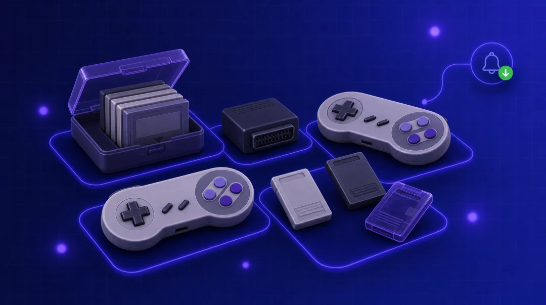 Retro gaming accessoires
