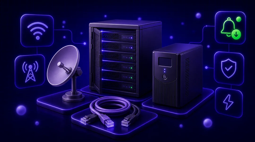 Servers, UPS & Antennes
