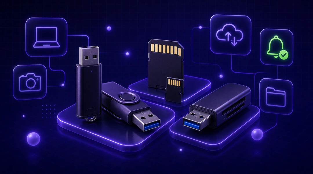 USB-sticks & geheugenkaarten