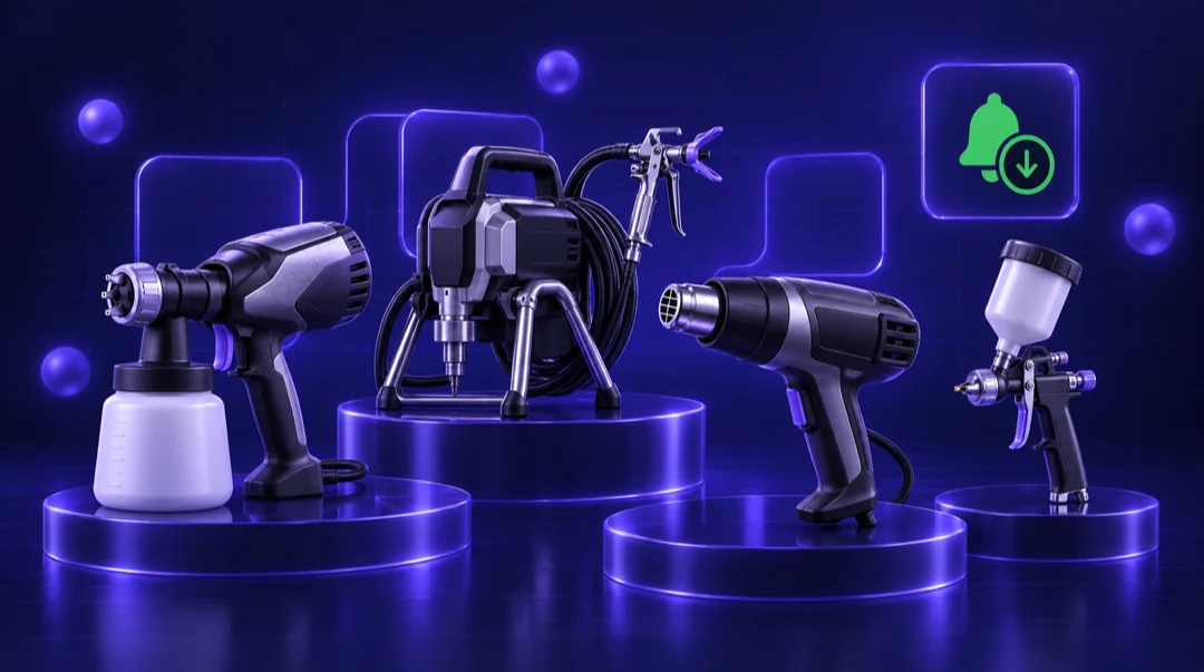 Verfspuiten & afbranders