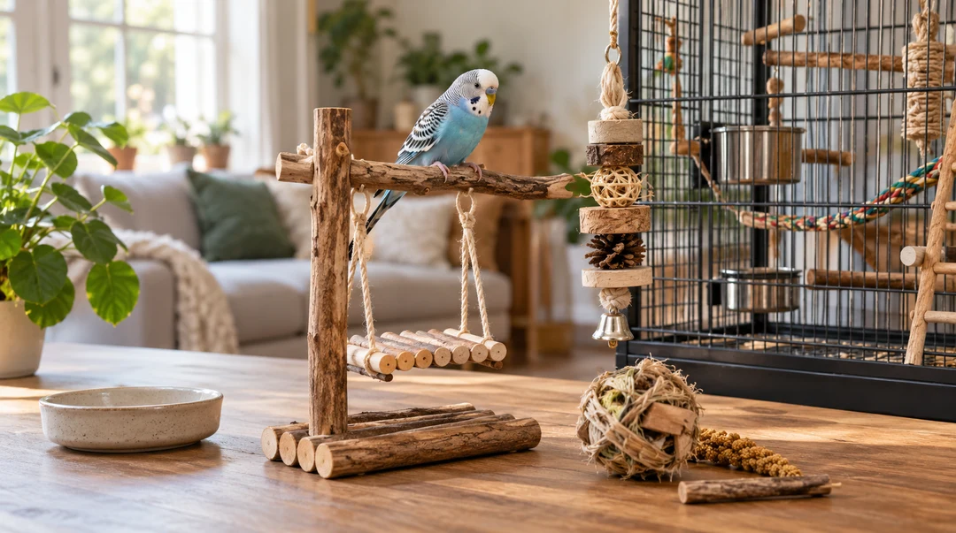 Vogelspeelgoed & kooiaccessoires