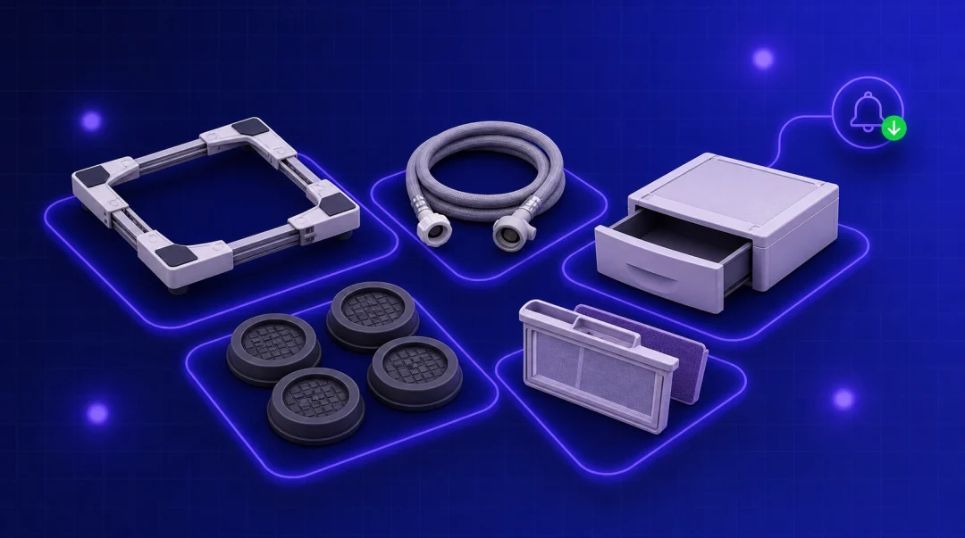 Wasmachine accessoires