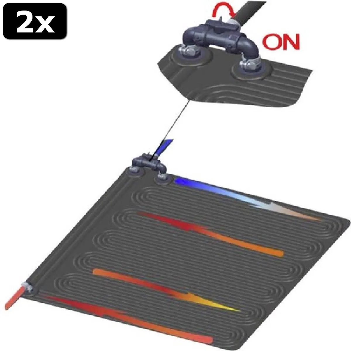 Intex Solar Mat Verwarming 120x120cm - 2 Stuks