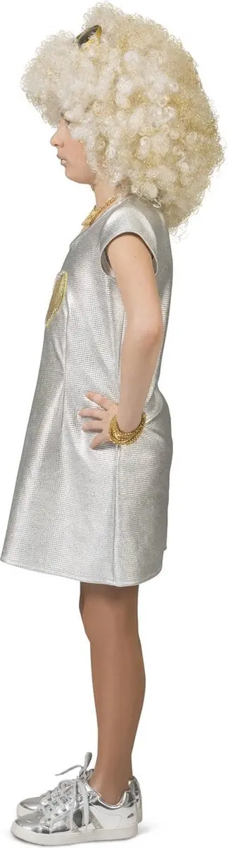 Espa Disco Jurk Elise - Zilver - 164