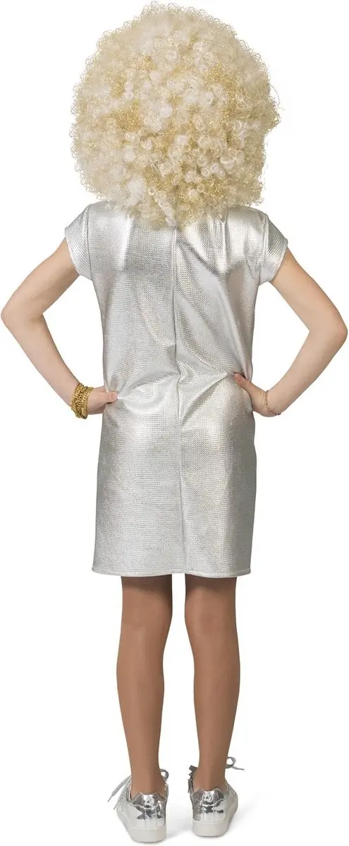 Espa Disco Jurk Elise - Zilver - 164