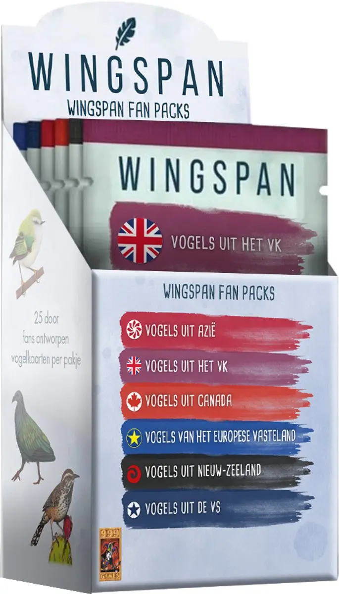 999 Games Wingspan Fan Pack Set
