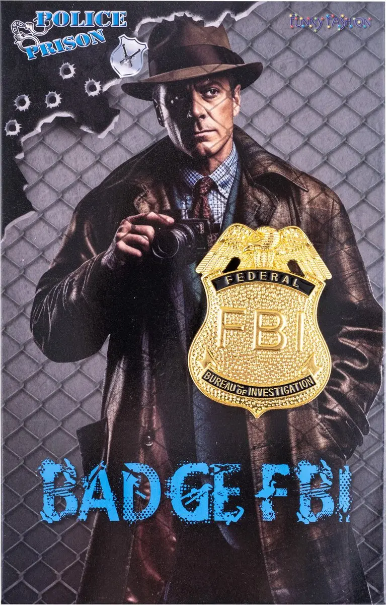 Espa Badge FBI - Goud