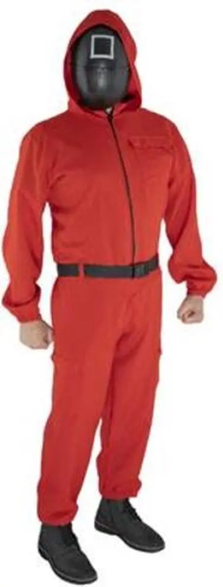 Espa Overall Rood met Koreaans Game Masker