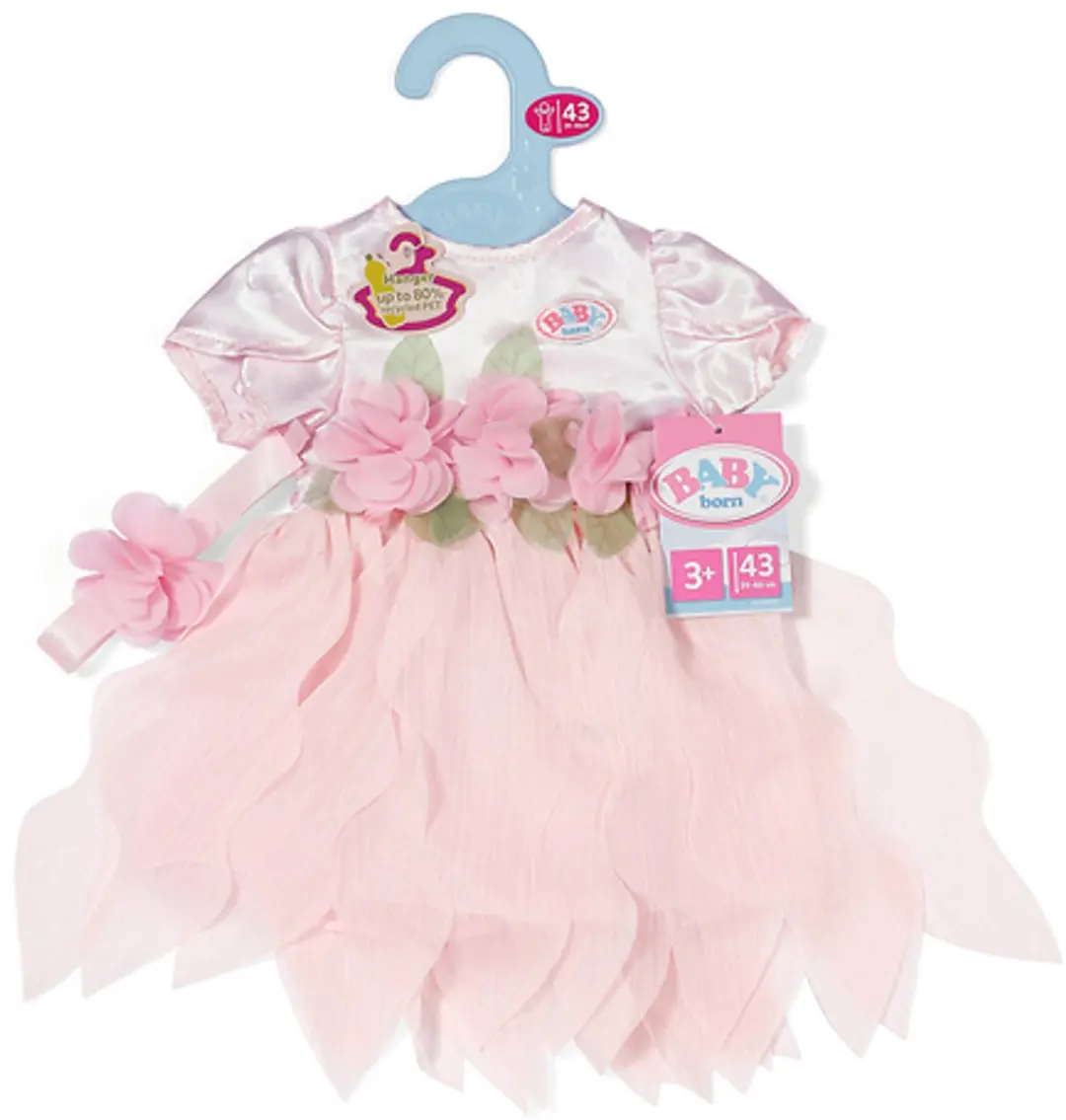 Baby Born Bloemenfee Poppenoutfit 43cm - Meerkleurig