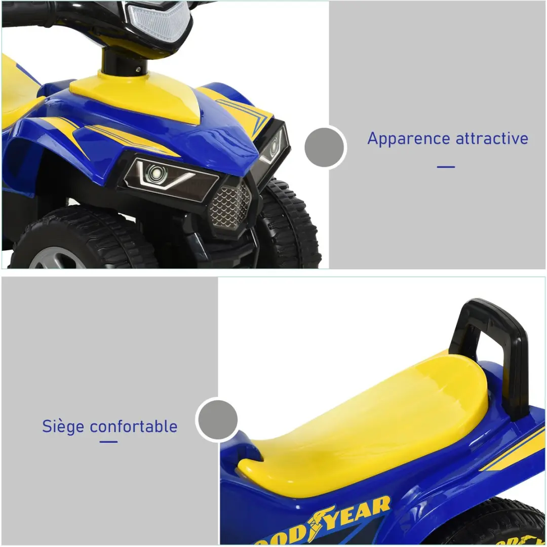 Homcom Kinderschuifauto - Blauw