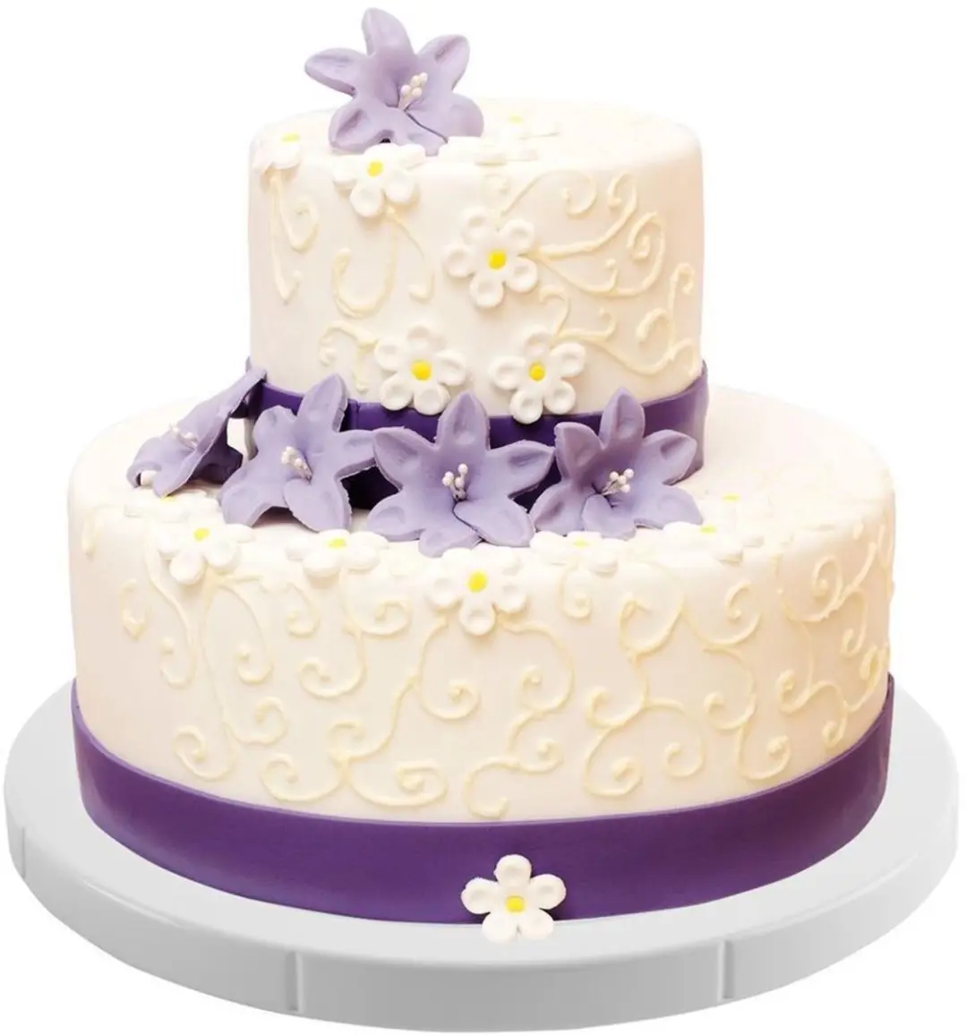 Orion Draaibare Taartschaal 27cm - Wit