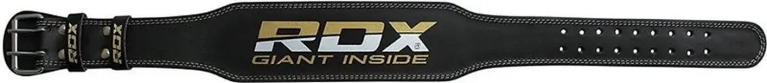 RDX Sports Gym Lederen Gewichtenhefriem - XL