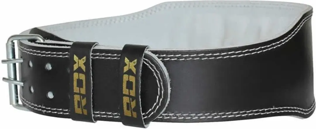 RDX Sports Gym Lederen Gewichtenhefriem - XL