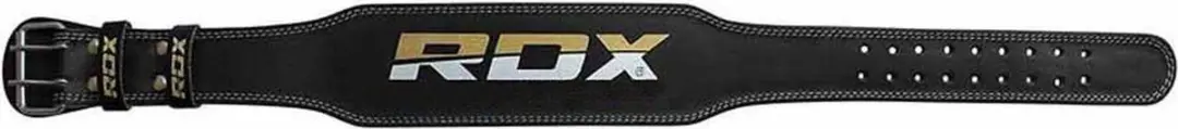 RDX Sports Gym Lederen Gewichtenhefriem - XL
