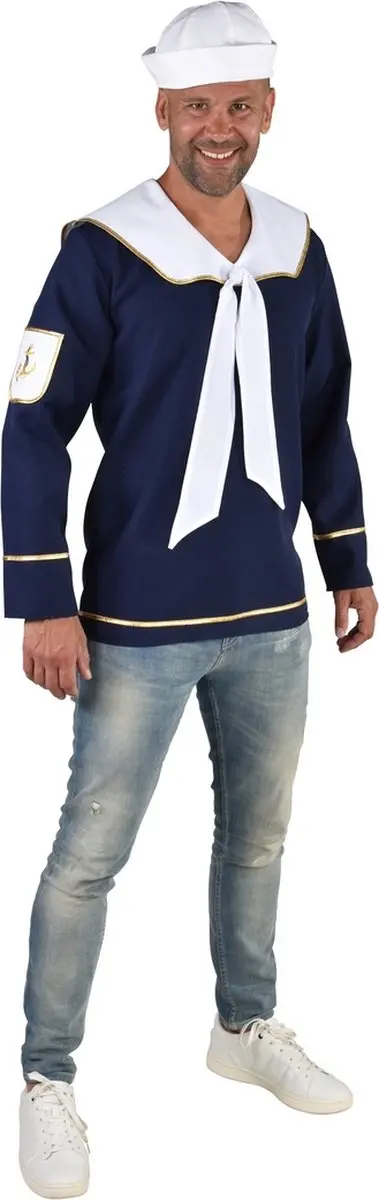Espa Blauwe Matroos Blouse