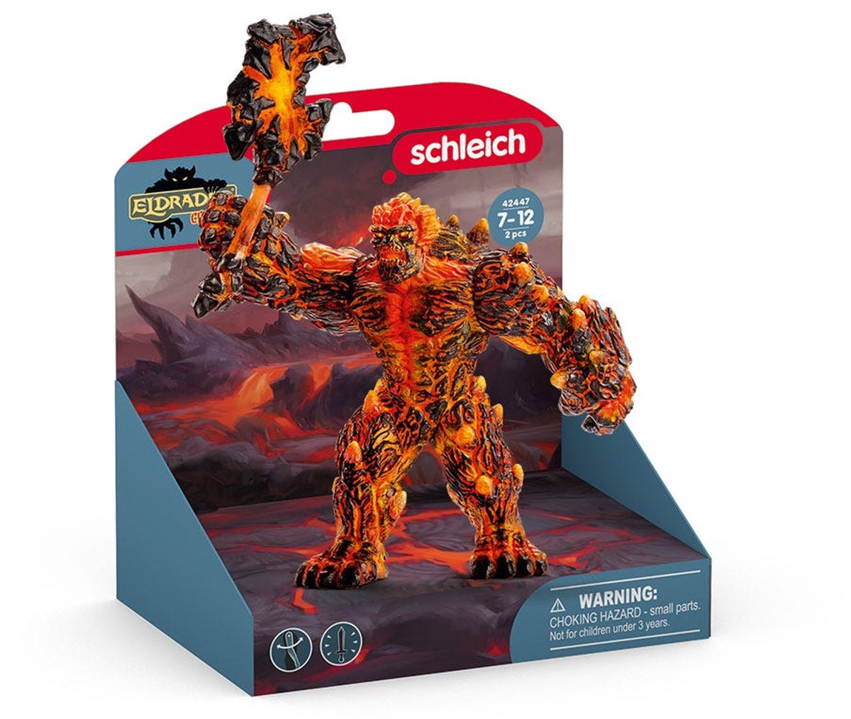 Schleich - Lave Golem met wapen - 42447 - Eldrarador Range