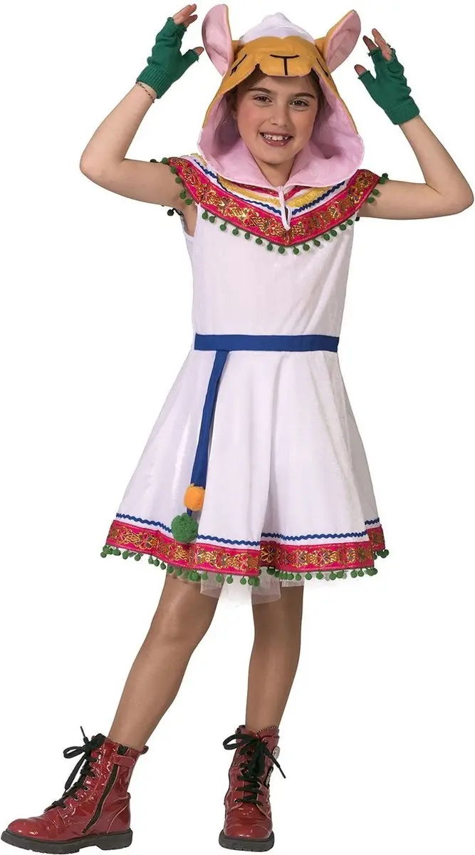 Espa Peruviaans Kostuum Paola Meiden - 140 Wit