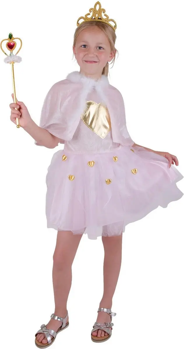 Espa Prinses Leonie Jurk - Maat 128 - Roze