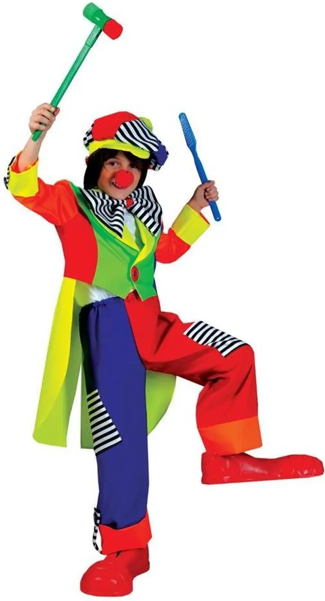 Espa Spanky Stripes Clown Olaf Verkleedkostuum