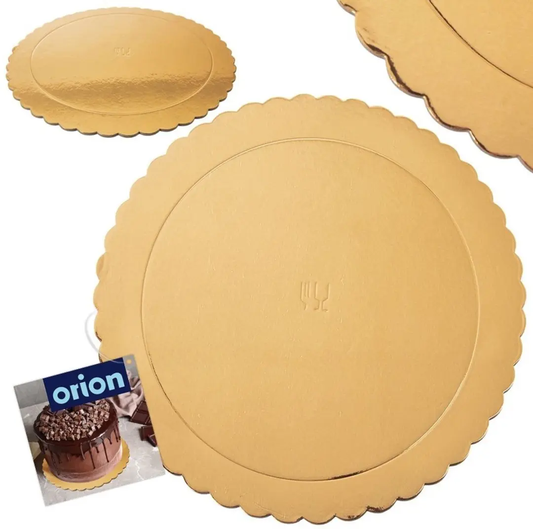 Orion Taart Onderzetter Rond 30cm - Goud
