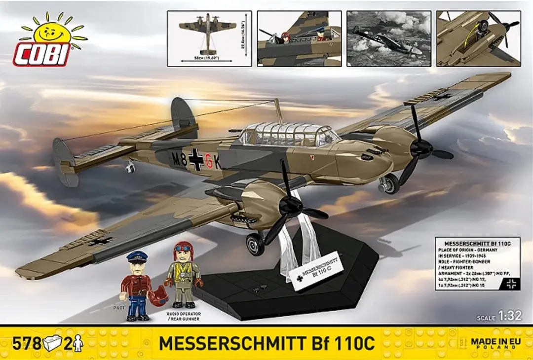 COBI 5777 Messerschmitt BF 110C