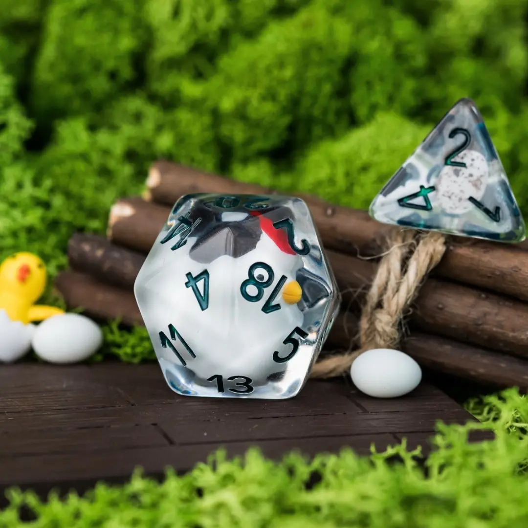 Lapi Toys D&D Dobbelstenen Set 8 Stuks - Transparant