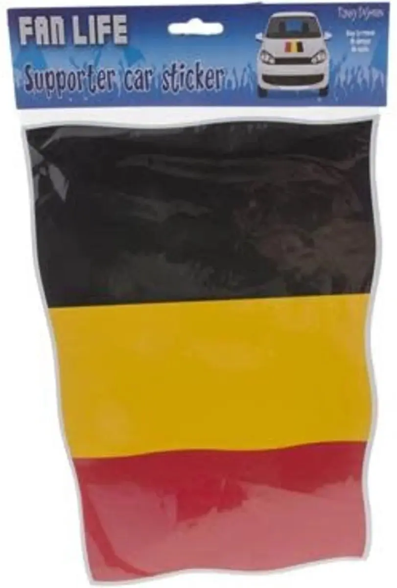 Espa Autosticker België 22x33cm - Zwart