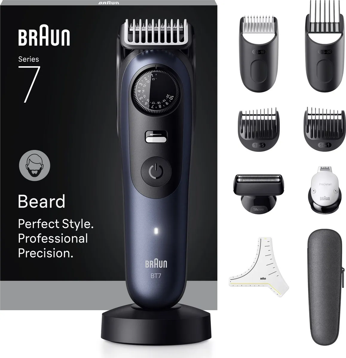 Braun Baardtrimmer Series 7 BT7540 +10 Stylingtools