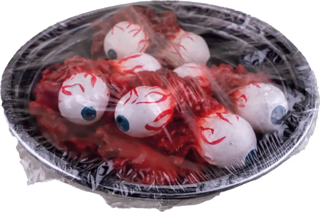 ESPA Halloween Schaal met Afgerukte Oren - Beige/Rood