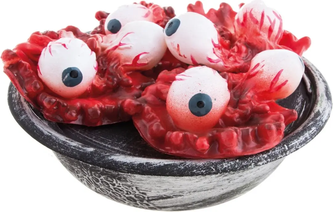 ESPA Halloween Schaal met Afgerukte Oren - Beige/Rood