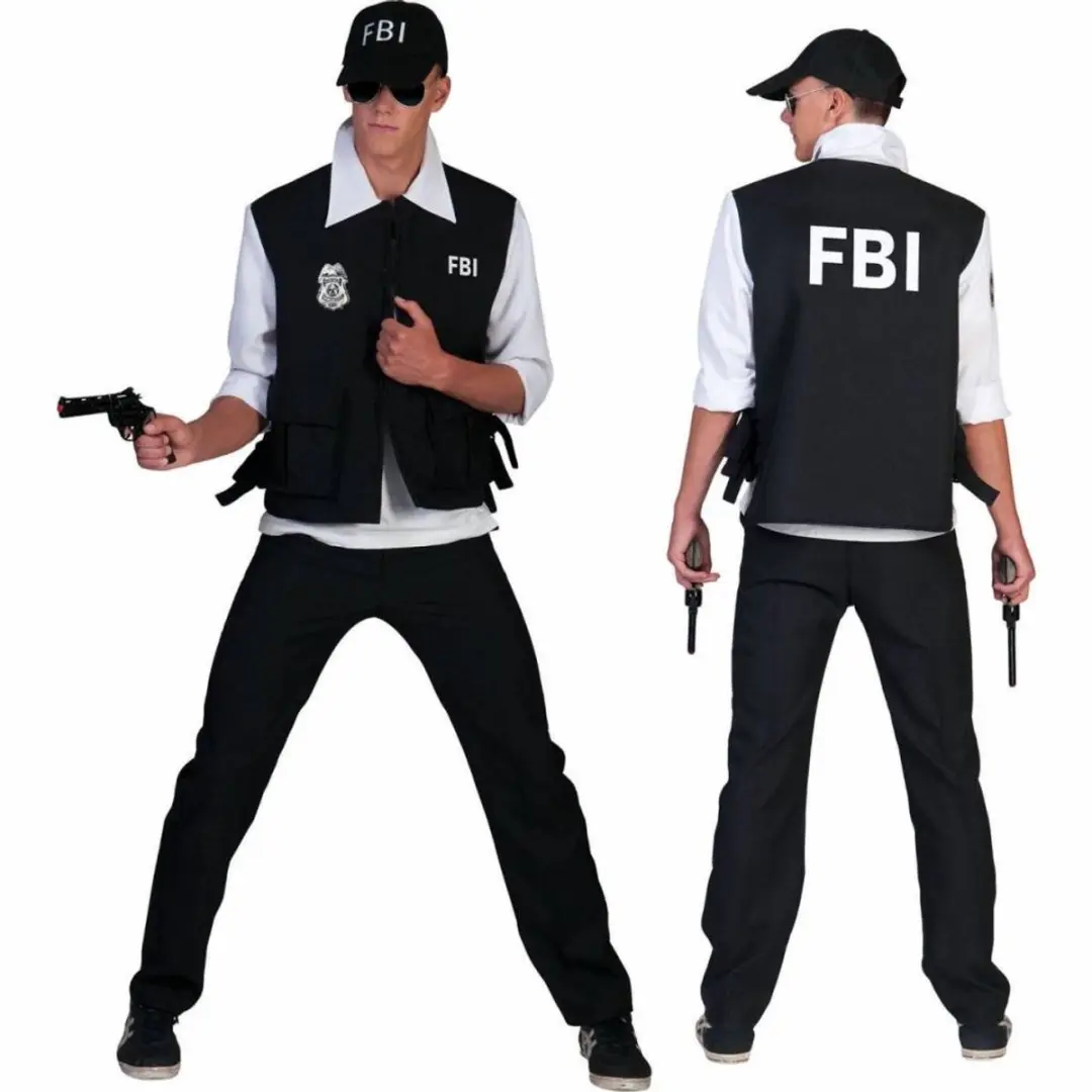 Espa FBI Agent Kostuum Martijn - XXXL - Zwart