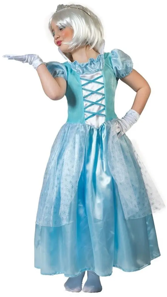 Espa IJsprinses Clara Jurk - Maat 104/152 Blauw