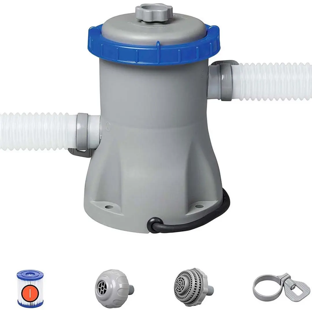 Bestway Zwembadfilter 1.249L/u - Zilver
