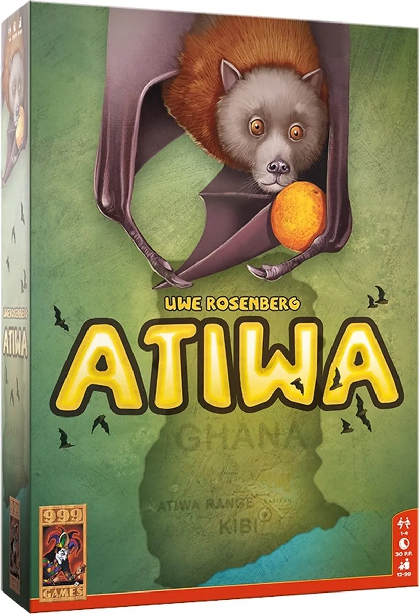 999 Games Atiwa Bordspel - Pittig strategisch spel - 1-4 spelers