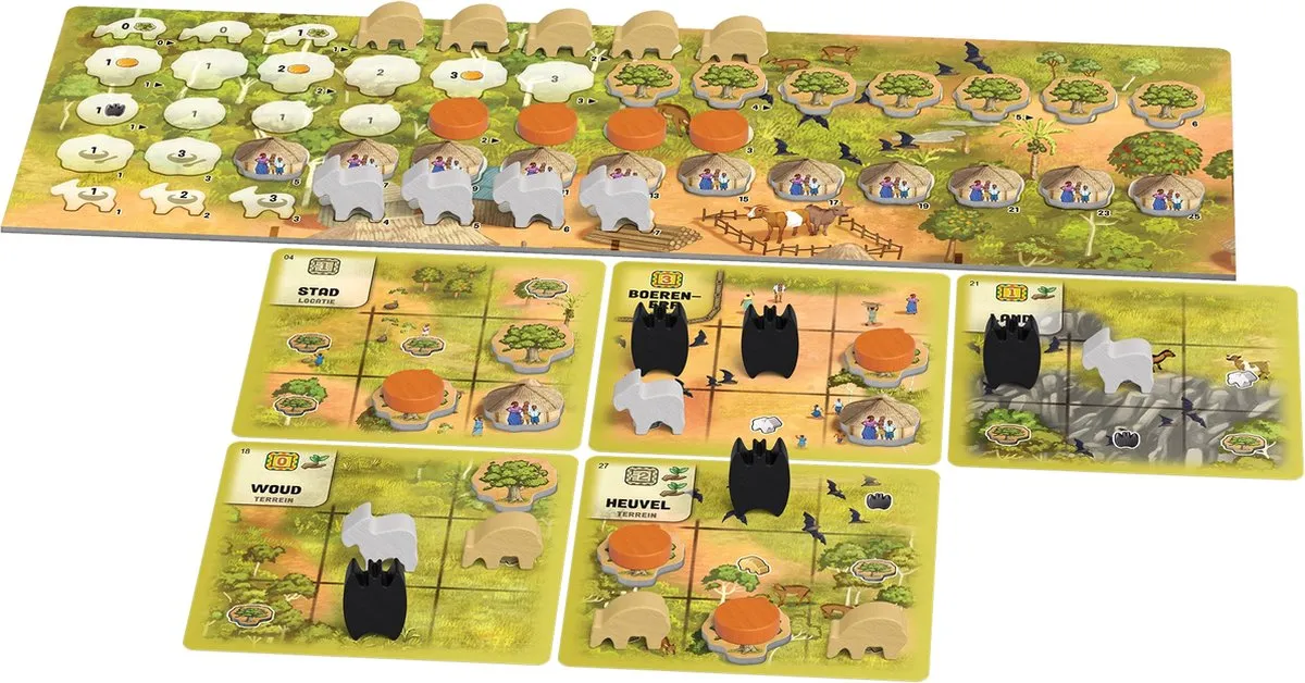 999 Games Atiwa Bordspel - Pittig strategisch spel - 1-4 spelers
