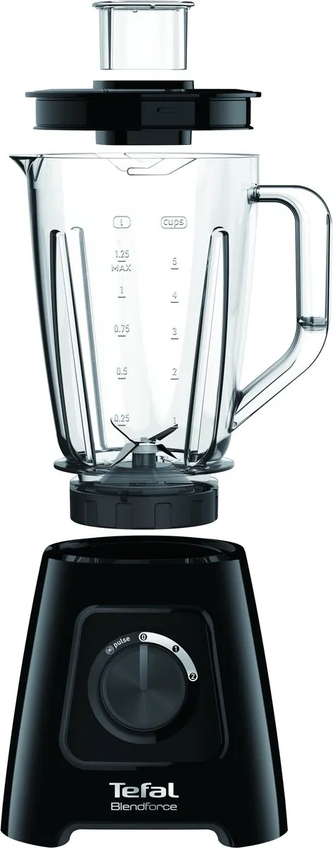 Tefal BlendForce II BL4208 Blender 1,25L 600W - Zwart