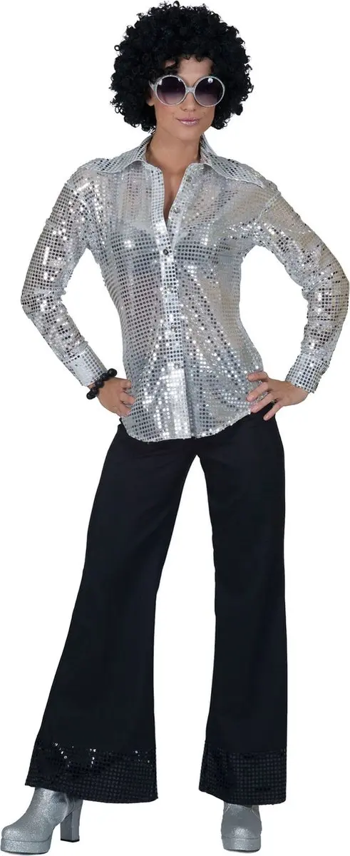 Espa Zilveren Disco Blouse