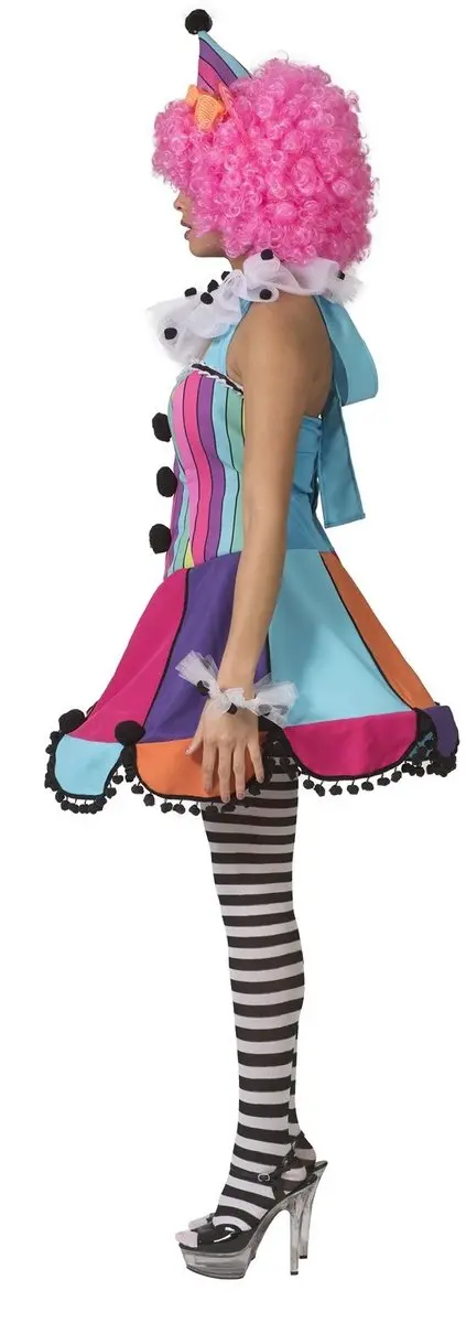 Espa Regenboog Clown Jurkje Patty - S/M
