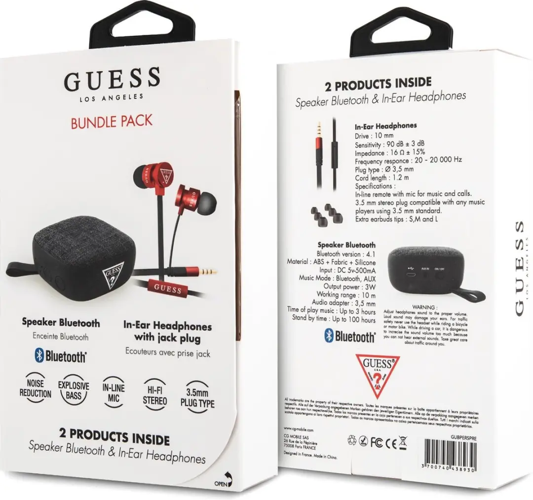 GUESS Bluetooth Speaker - Rood