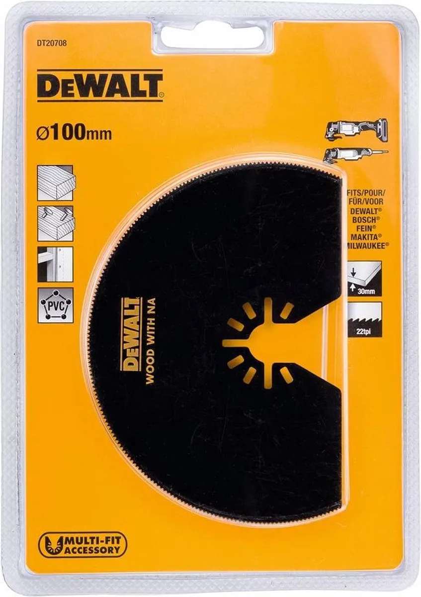 DeWalt DT20708 Segmentzaagblad - Oscillerend - 102mm