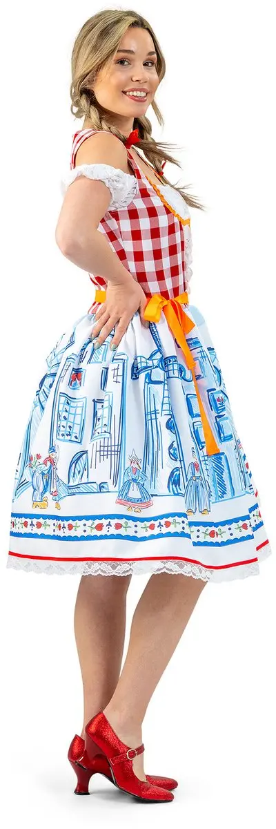 Espa Volendamse jurk Delfts blauw - L/XL